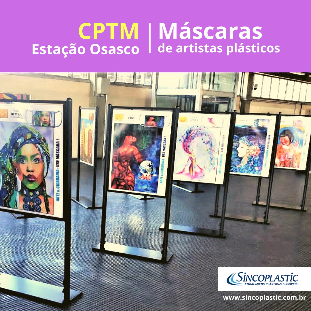 Jornalista e artista plástica Ana Bittar participa da exposição MáscarART em estação da CPTM 