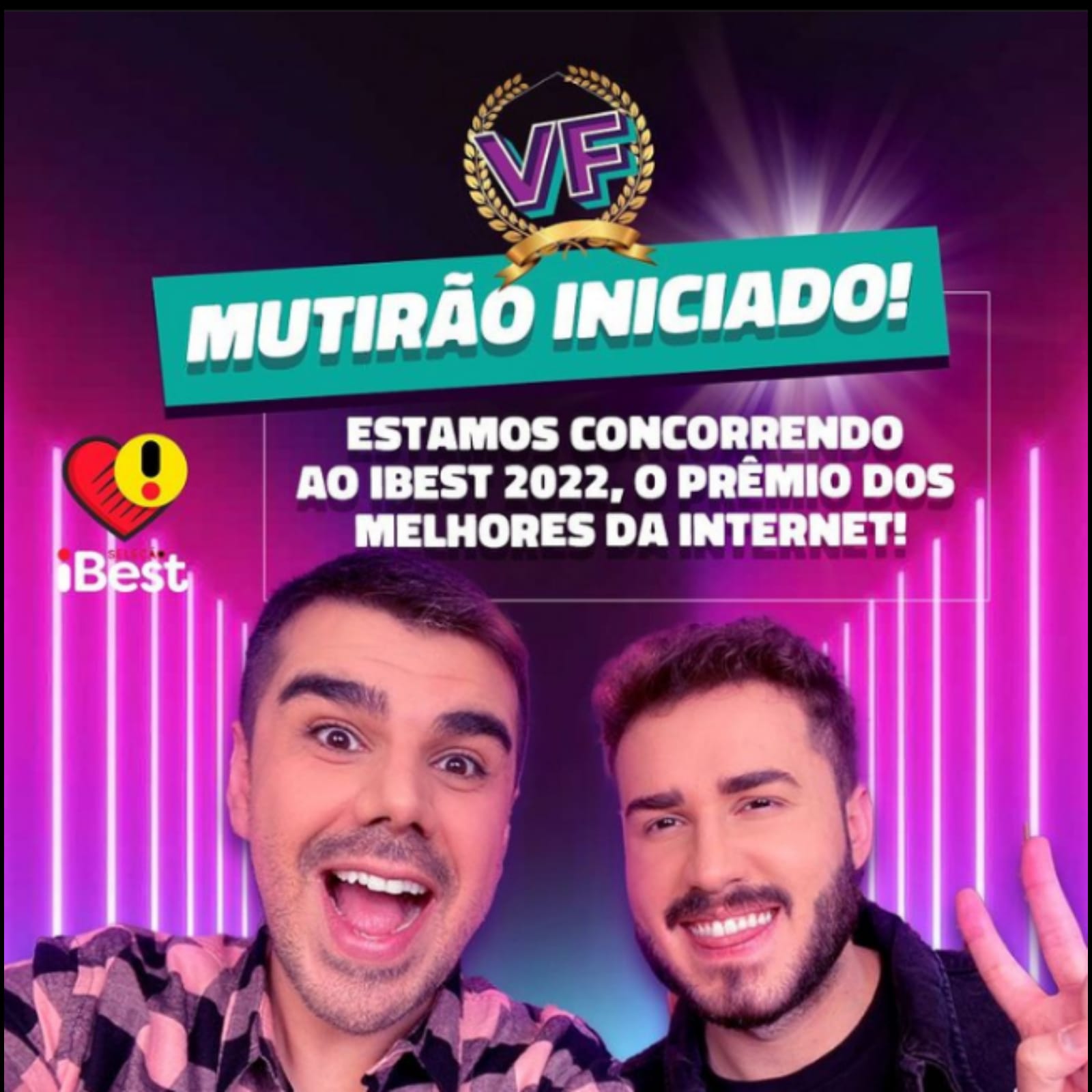 Virou Festa concorre ao Prêmio iBest 2022 melhores da internet