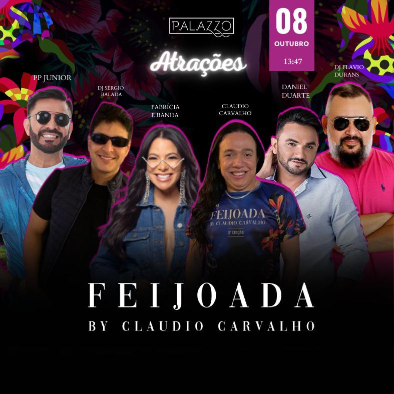 Famosos convidados para a 8ª edição da Feijoada Beneficente by Cláudio Carvalho