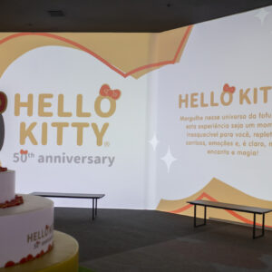 Experiência imersiva sobre 50 anos da Hello Kitty realiza dia de bilheteria 100% revertida para o Rio Grande do Sul