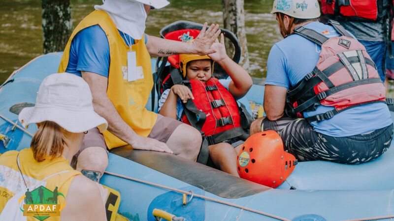 Em Três Coroas pessoas com deficiência farão a maior descida de rafting do Brasil