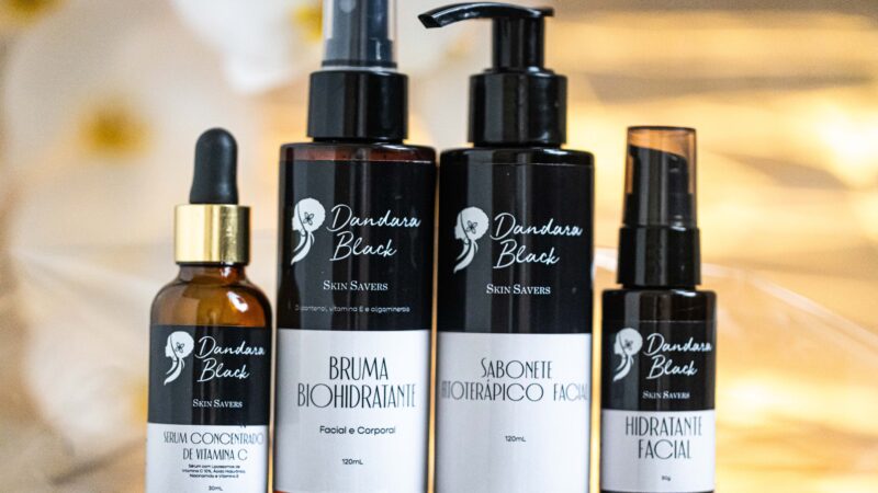  Dandara Black, marca pioneira e exclusiva para pele escura, lança linha Premium de Skin Care