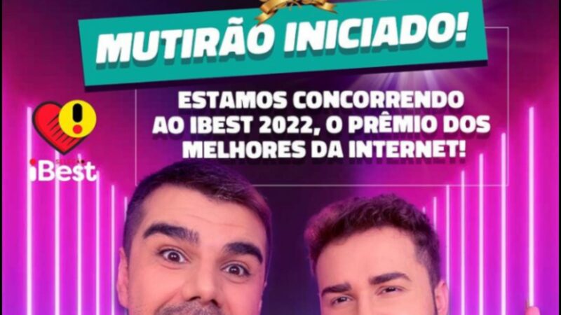 Virou Festa concorre ao Prêmio iBest 2022 melhores da internet