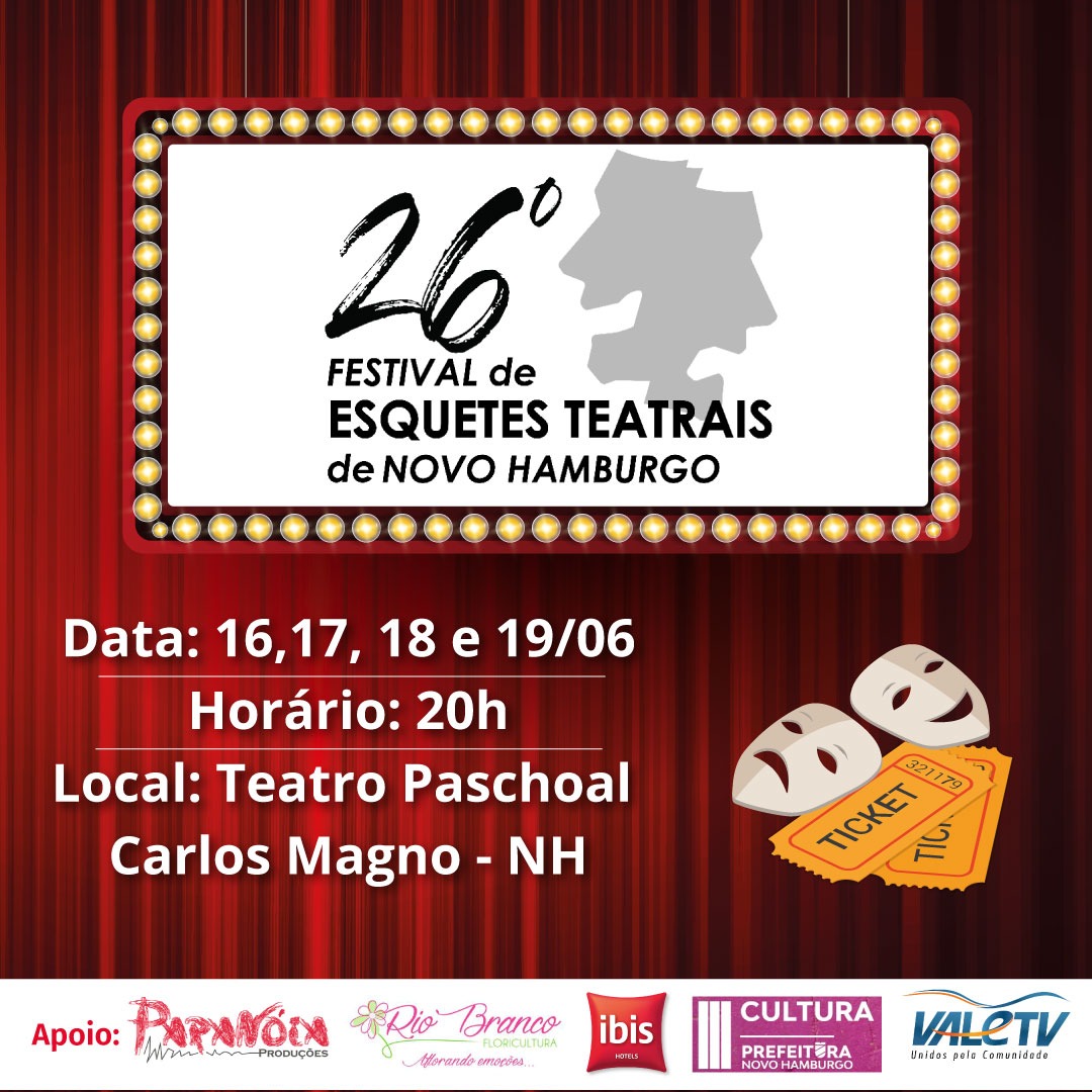 26º Festival de Esquetes Teatrais de Novo Hamburgo