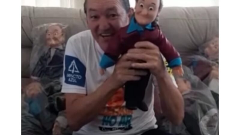 Marquito lança boneco criado em sua homenagem