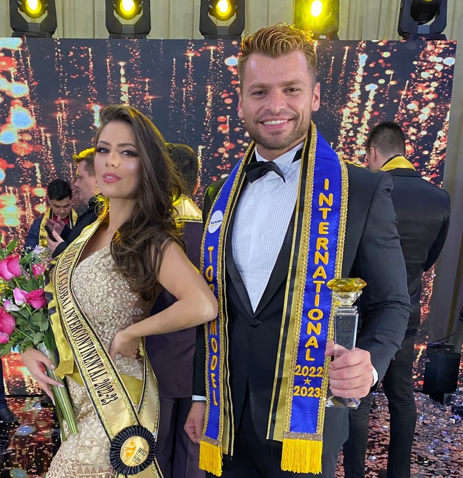 Nathyelle Rangel e Lukas Frohlich vencem concurso de beleza