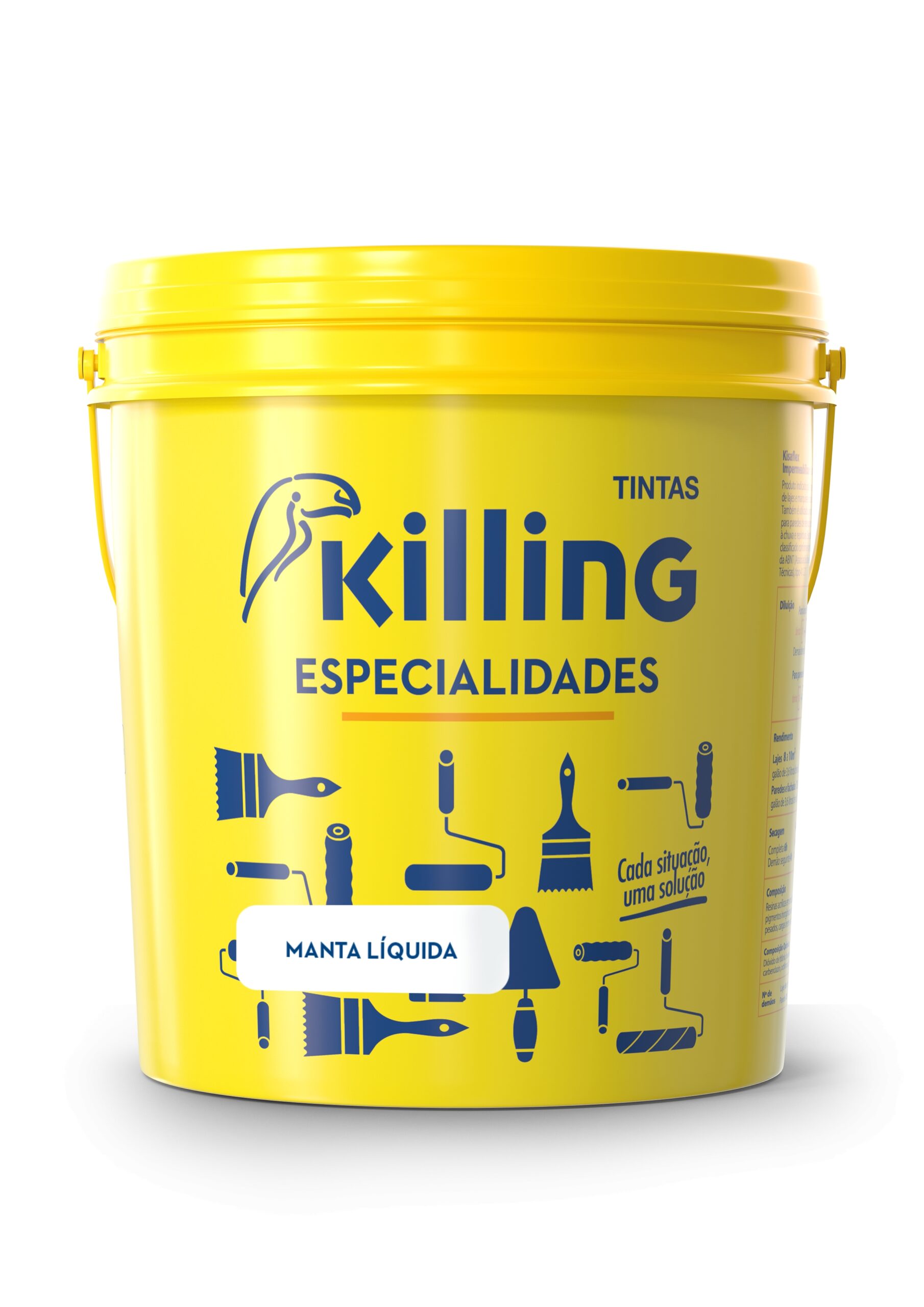 Tintas Killing lança Manta Líquida