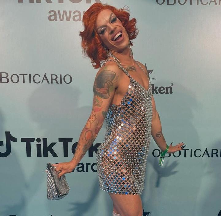 Gaúcha Rita D’Libra no pink carpet do TikTok Awards 2023 com Ana Maria Braga, Luísa Sonza, Joelma e mais famosos