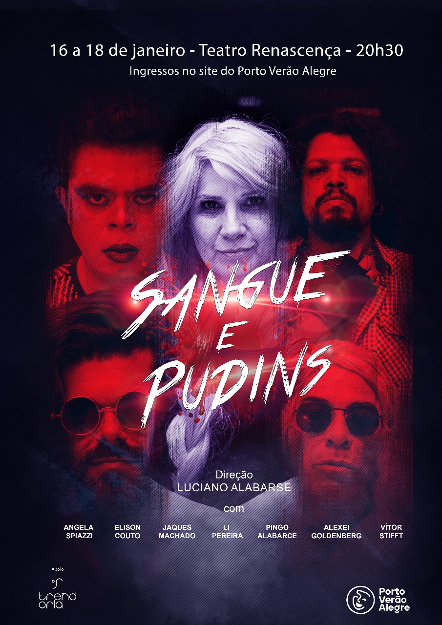 Sangue e Pudins, de Luciano Alabarse, estreia em janeiro na capital