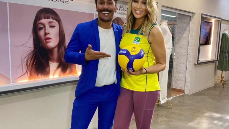 A campeã olímpica Érika Coimbra: pronta para brilhar em Paris com o toque de Marcos Gaspar! 