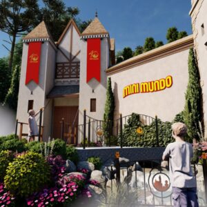 Mini Mundo terá novo castelo de entrada resgatando as origens do parque em Gramado