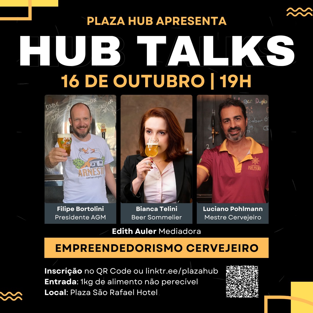 Encontro gratuito no Plaza HUB aborda o fortalecimento, empreendedorismo e os desafios das microcervejarias gaúchas