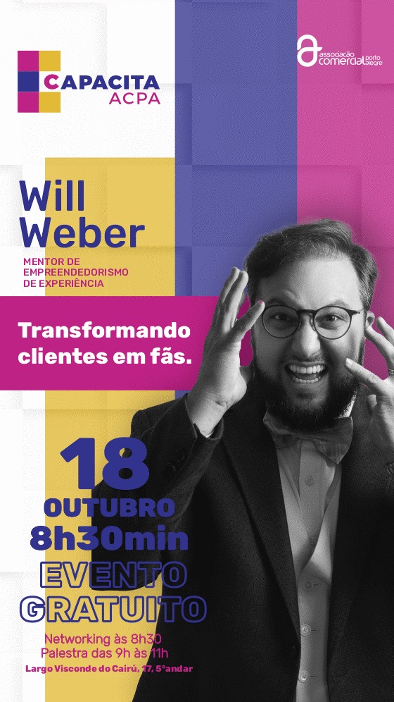 Will Weber ensina como transformar clientes em fãs em evento da ACPA