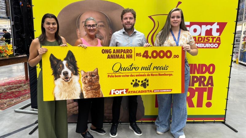 Fort Atacadista apoia entidades sociais de Novo Hamburgo