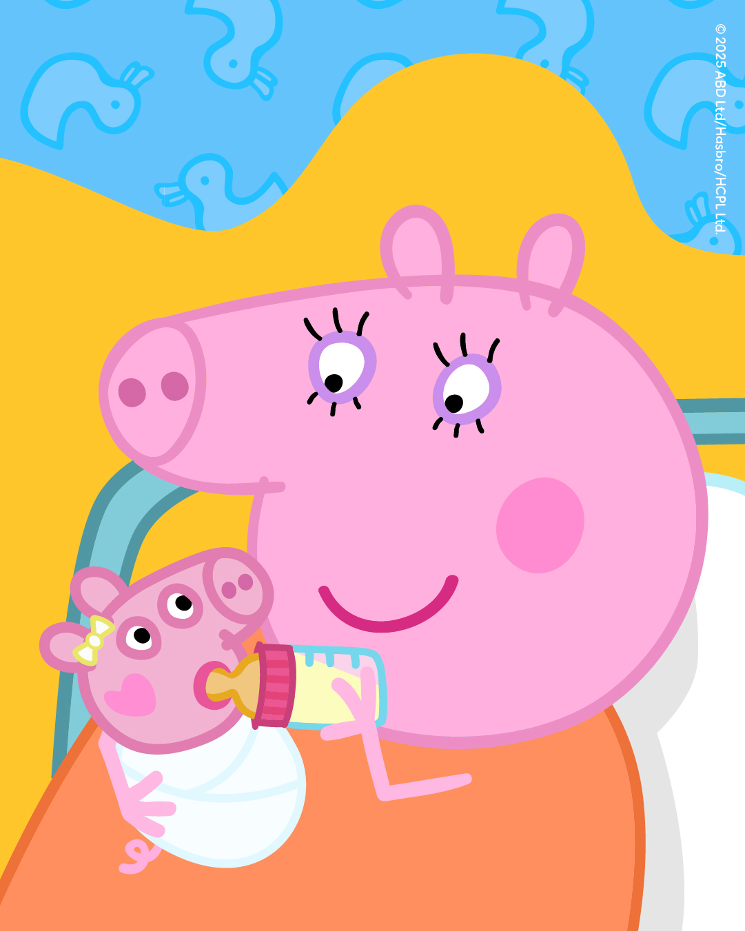 Família Pig apresenta Evie, a adorável irmãzinha de Peppa Pig