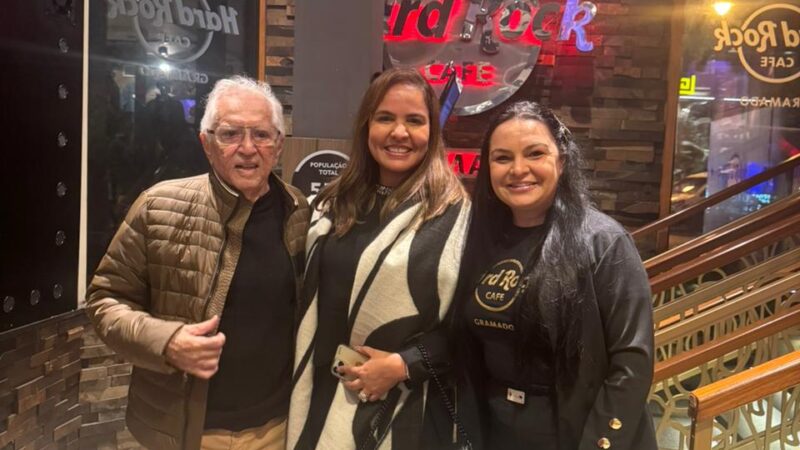 Rindo Alto com Carlos Alberto de Nóbrega no Hard Rock Café Gramado