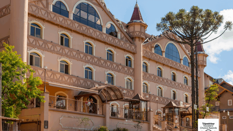 Chocoland Hotel Gramado recebe Certificado de Excelência do Tripadvisor e consolida reputação no setor de hospitalidade
