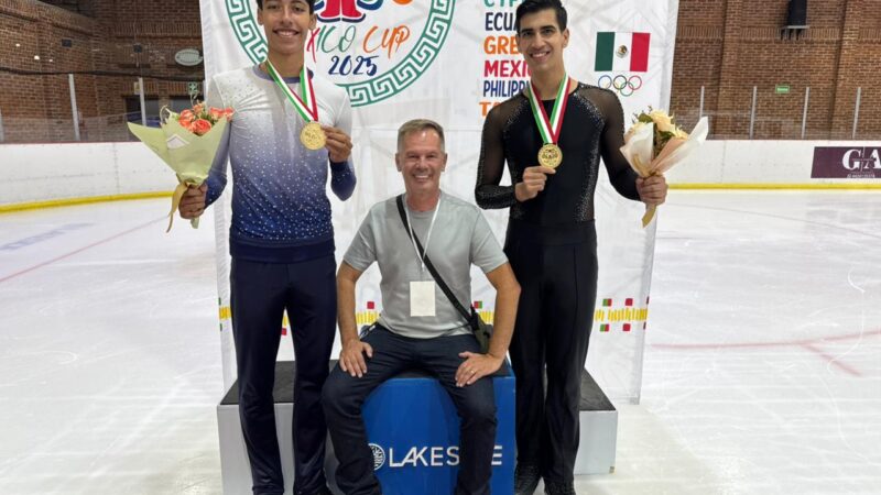 Atletas da Snowland Academy vencem Copa Mexicana de Patinação Artística