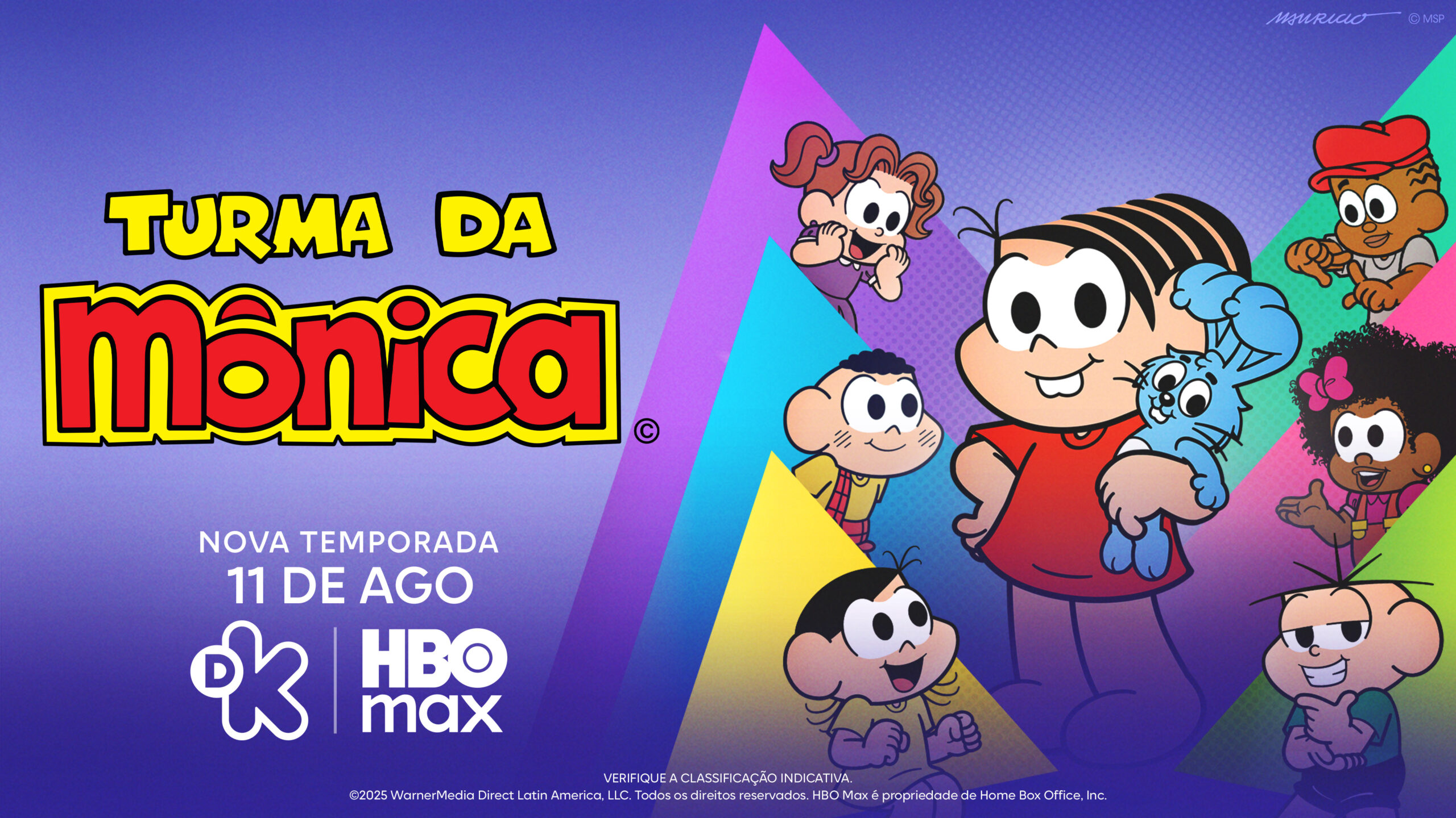 ‘Turma da Mônica’ está de volta: quarta temporada da série animada estreia em 11 de agosto na HBO Max e no Discovery Kids