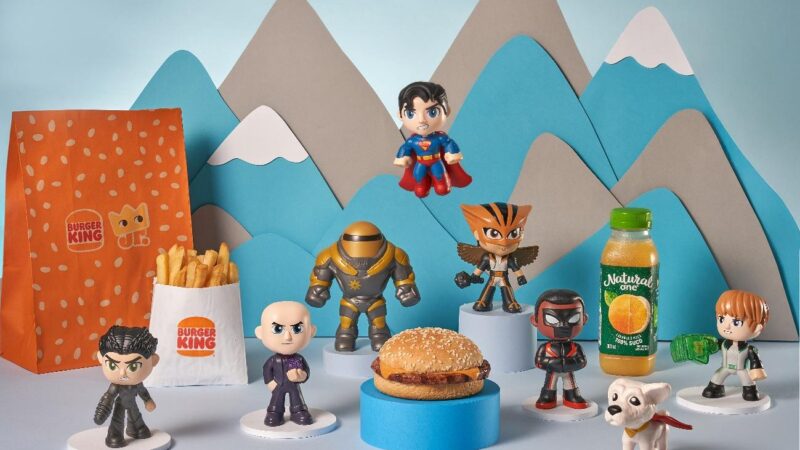 Superman, da DC Studios, inspira os colecionáveis do Combo King Jr.™ agora disponíveis no Burger King® no Brasil