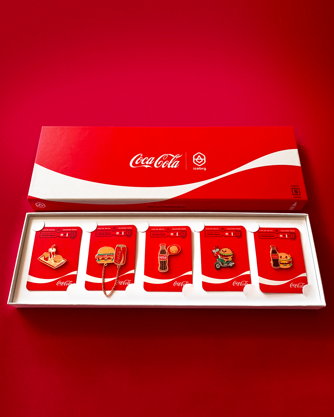 Patties e Coca-Cola FEMSA Brasil: Pins gratuitos colecionáveis em ação inédita e limitada