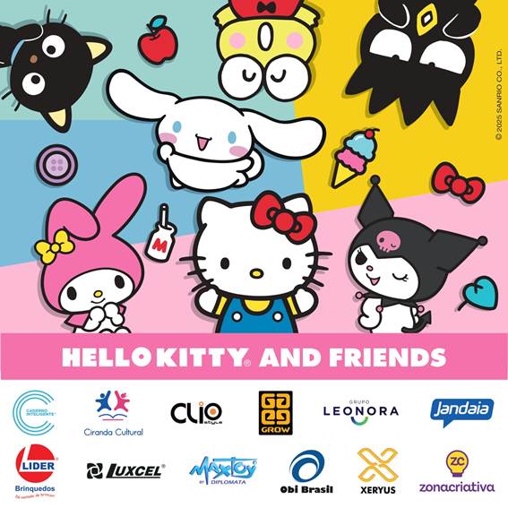 Personagens da Sanrio ganham destaque na Feira Escolar 2025