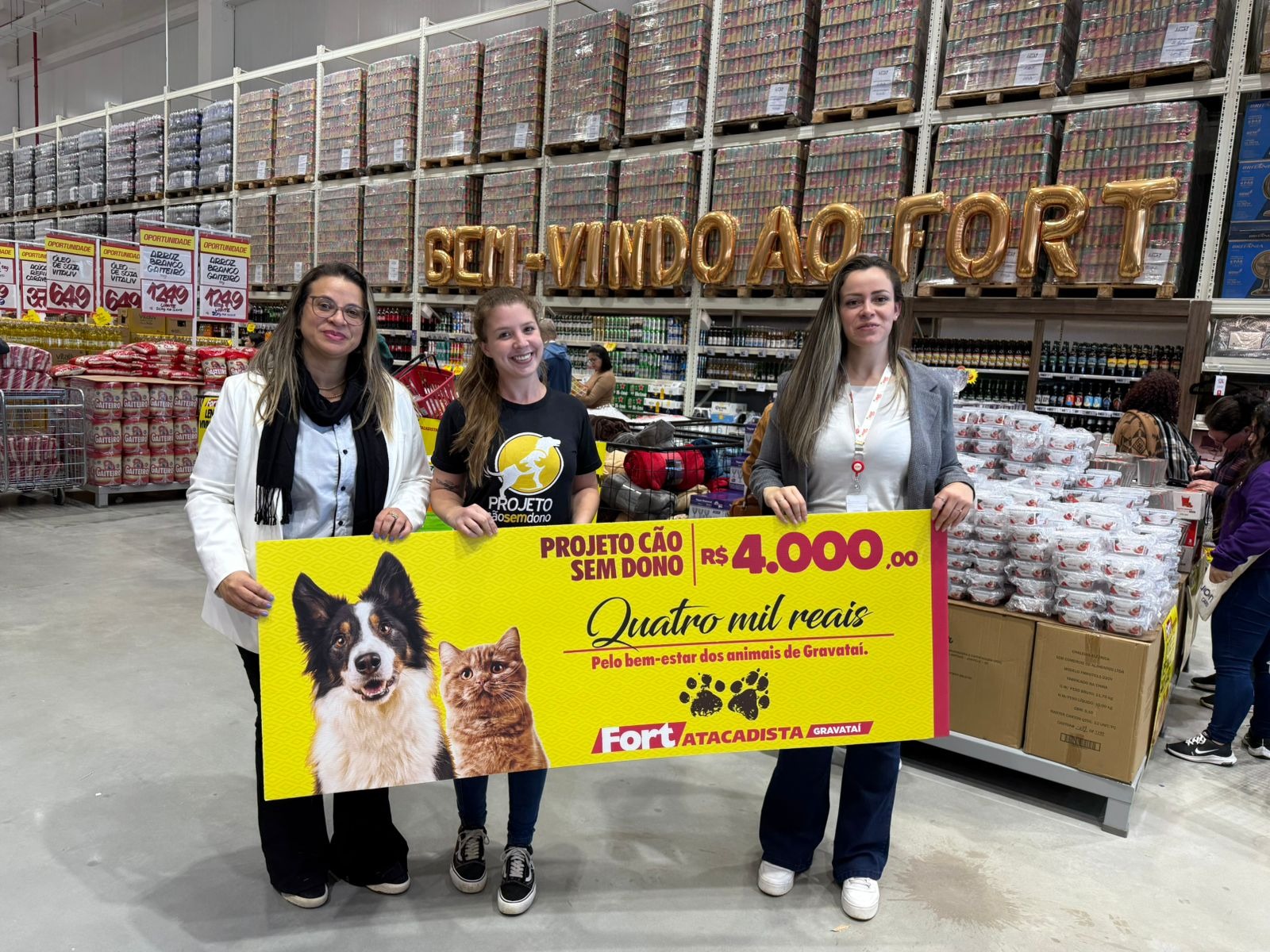 Fort Atacadista anuncia apoio a projetos sociais de Gravataí