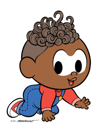 Nelson, o Nenê ganha traços da Turma da Mônica Baby em campanha de leitura para crianças de 0 a 6 anos