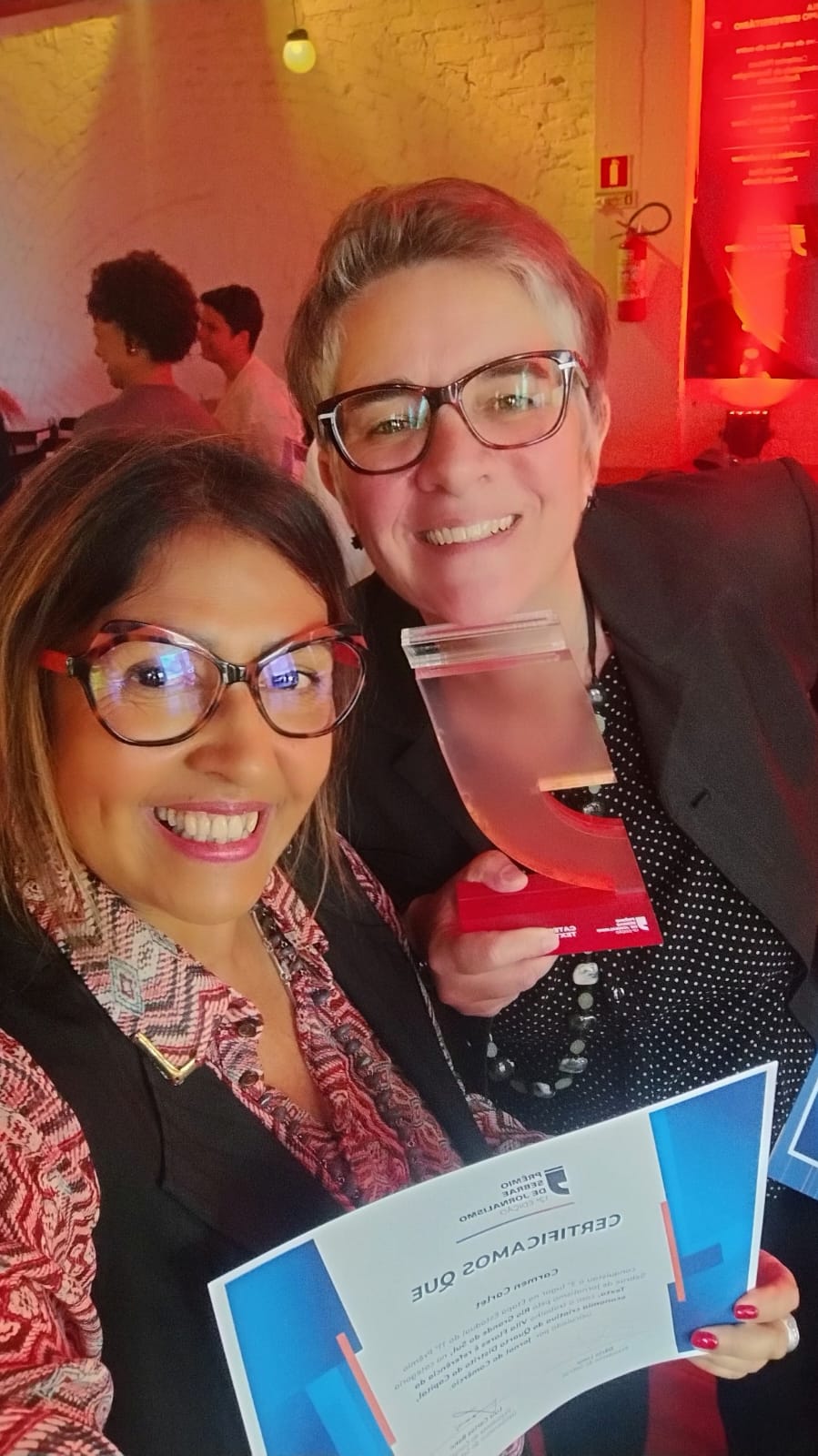 Jornalistas do JC recebem prêmio do Sebrae RS