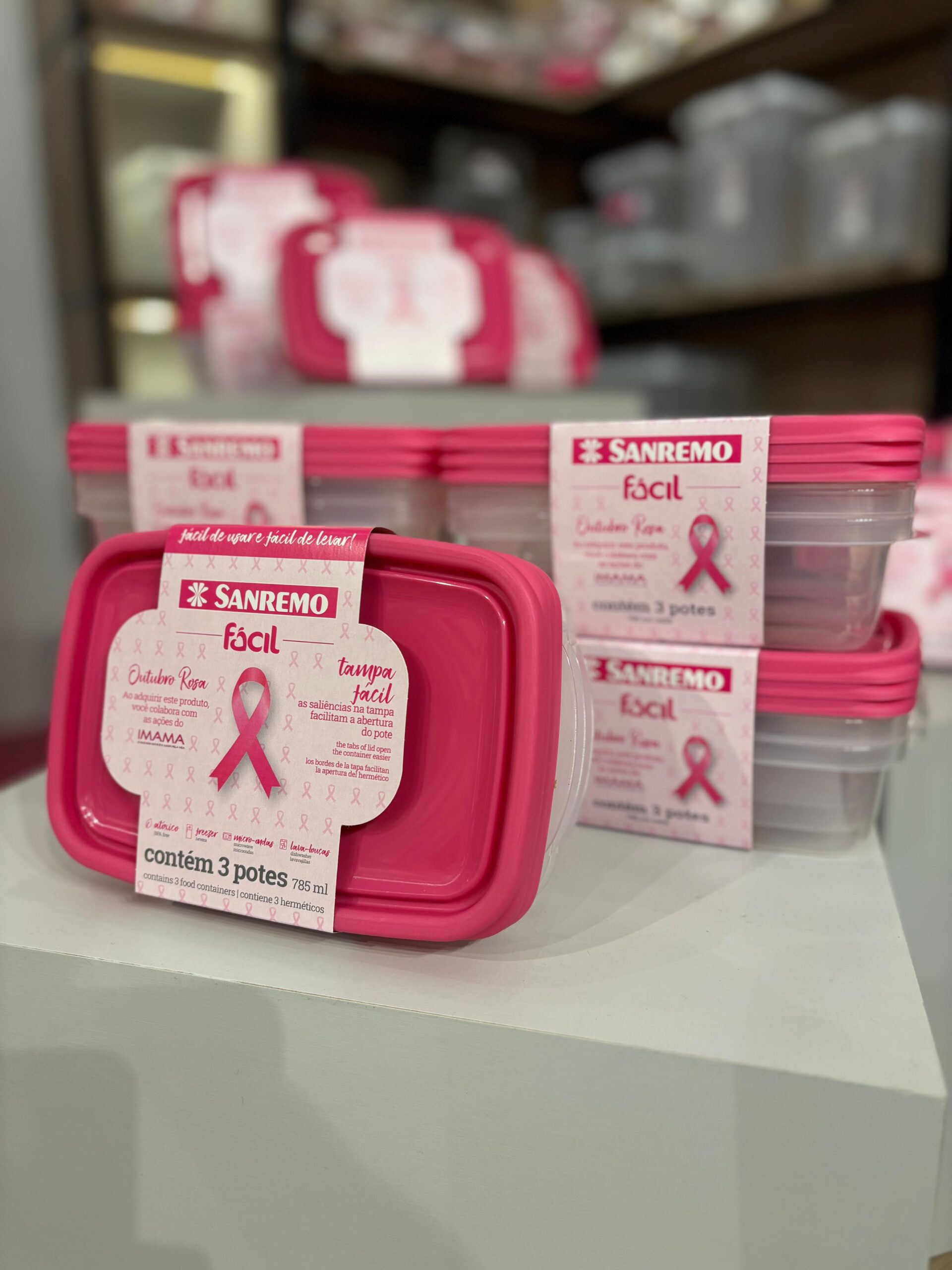 Sanremo e Imama juntos no Outubro Rosa