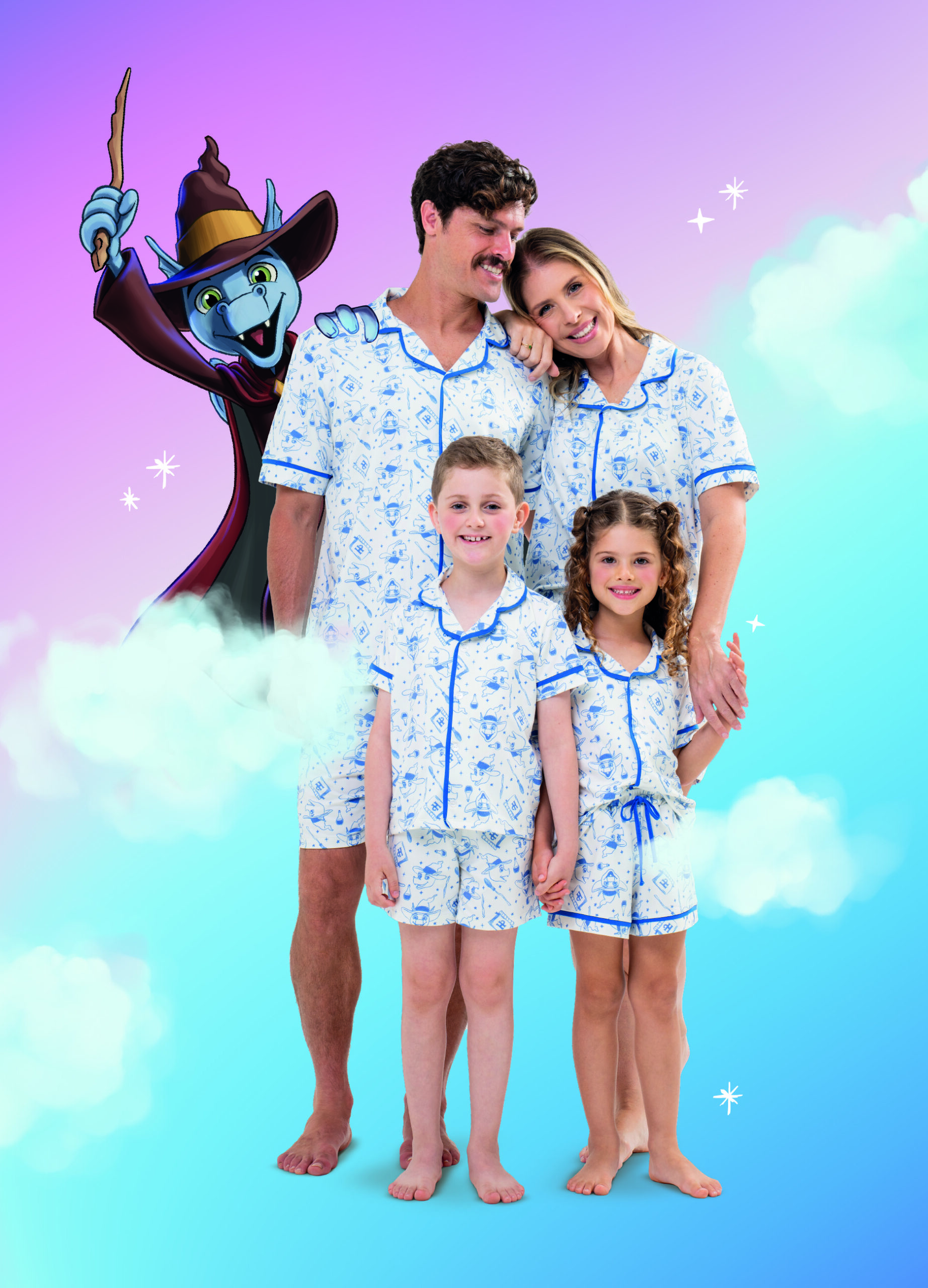 Mar de Sonhos lança pijamas licenciados Hector Dragão com o tema Mágico É Sonhar Junto