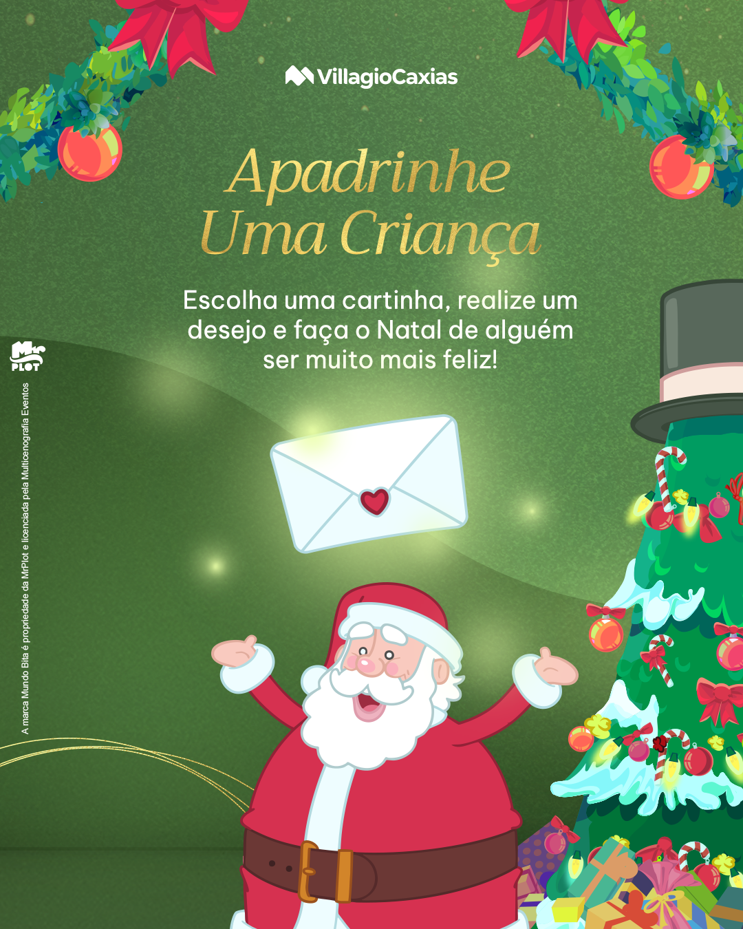Maior centro de compras da serra gaúcha promove campanha de apadrinhamento de cartinhas de natal