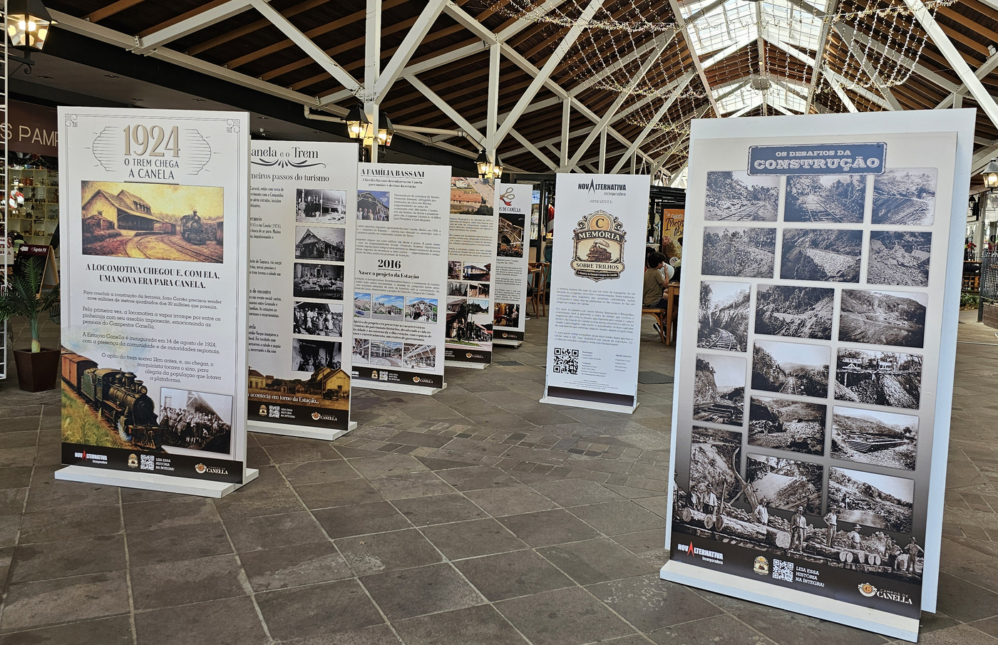 Exposição histórica sobre o trem na serra gaúcha ganha vida na Estação Campos de Canella