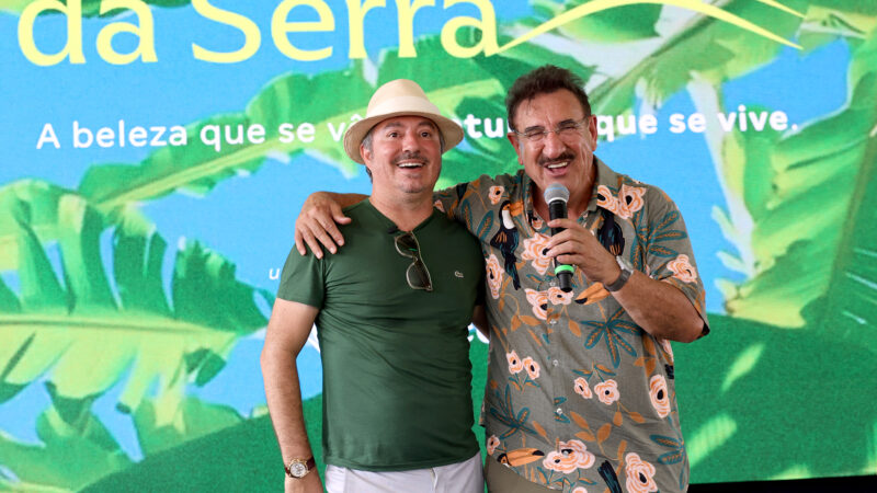 Com Ratinho de embaixador, condomínio de alto padrão no norte de SC conquista compradores e vende terrenos em ritmo acelerado