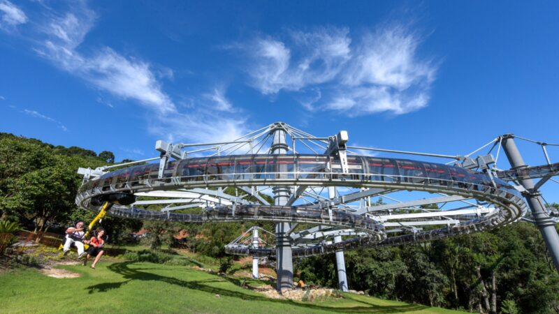 “Aerozuum” completou um ano no ar no Parque Bondinhos Canela, na Serra Gaúcha