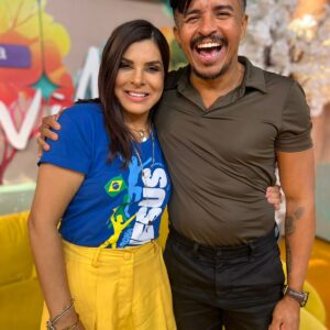 William Santos participa de programas de Mara Maravilha, Cariúcha e Sônia Abrão em São Paulo
