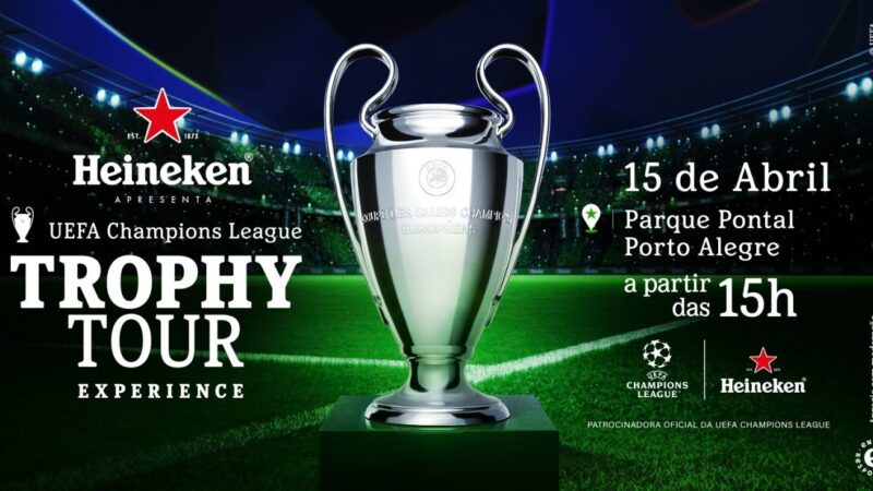 Heineken® traz taça da UEFA Champions League em evento exclusivo em Porto Alegre