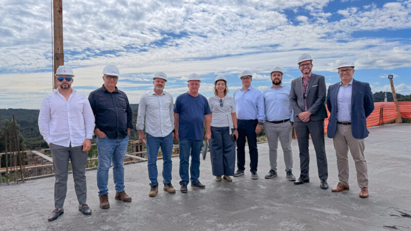 Pompéia Pryme: obras do complexo hospitalar avançam em Canela com 70% da estrutura concluída