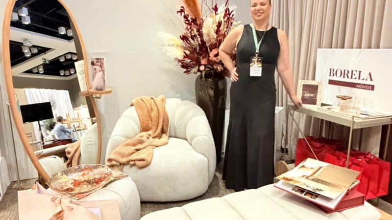 Borela Móveis apresenta proposta de ambientação e curadoria de mobiliário para eventos