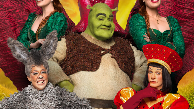 “Shrek – O Musical” chega ao Teatro Renault em abril com Tiago Abravanel, Evelyn Castro, Fabi Bang e Myra Ruiz no elenco