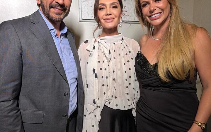 Claudia Métne prestigia evento solidário da primeira-dama no Theatro Municipal em apoio à causa animal