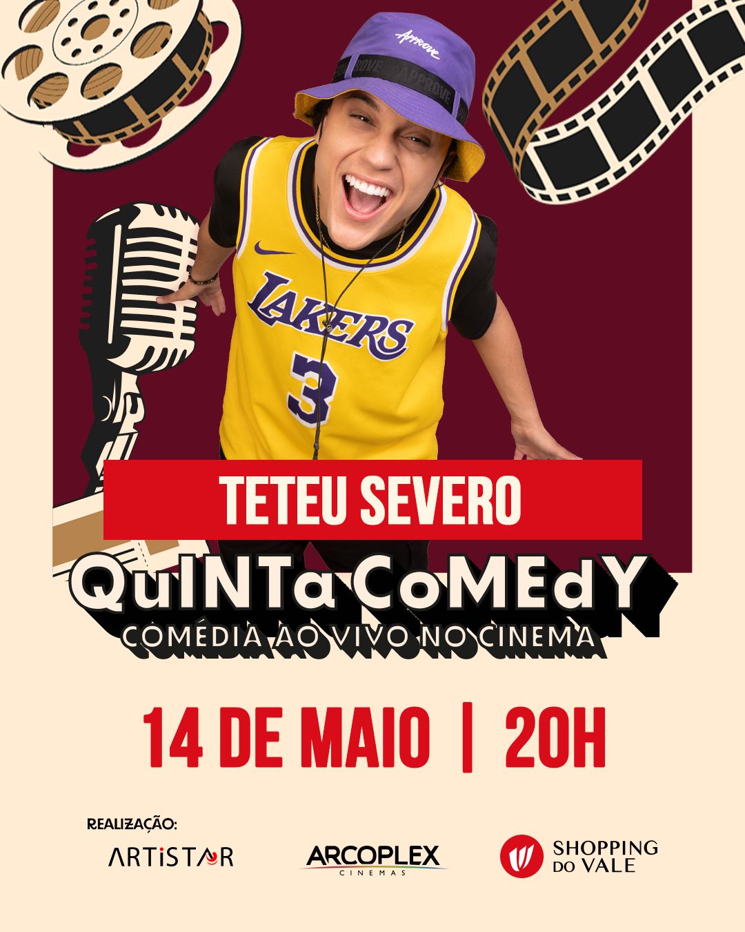 Teteu Severo, o Guri de Apartamento, traz seu stand-up para Cachoeirinha