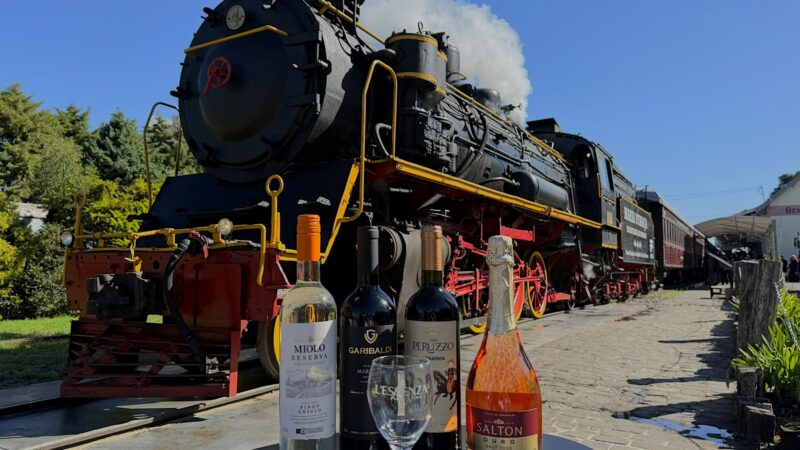 Passeio de trem L’Essenza del Vino da Maria Fumaça tem novos rótulos