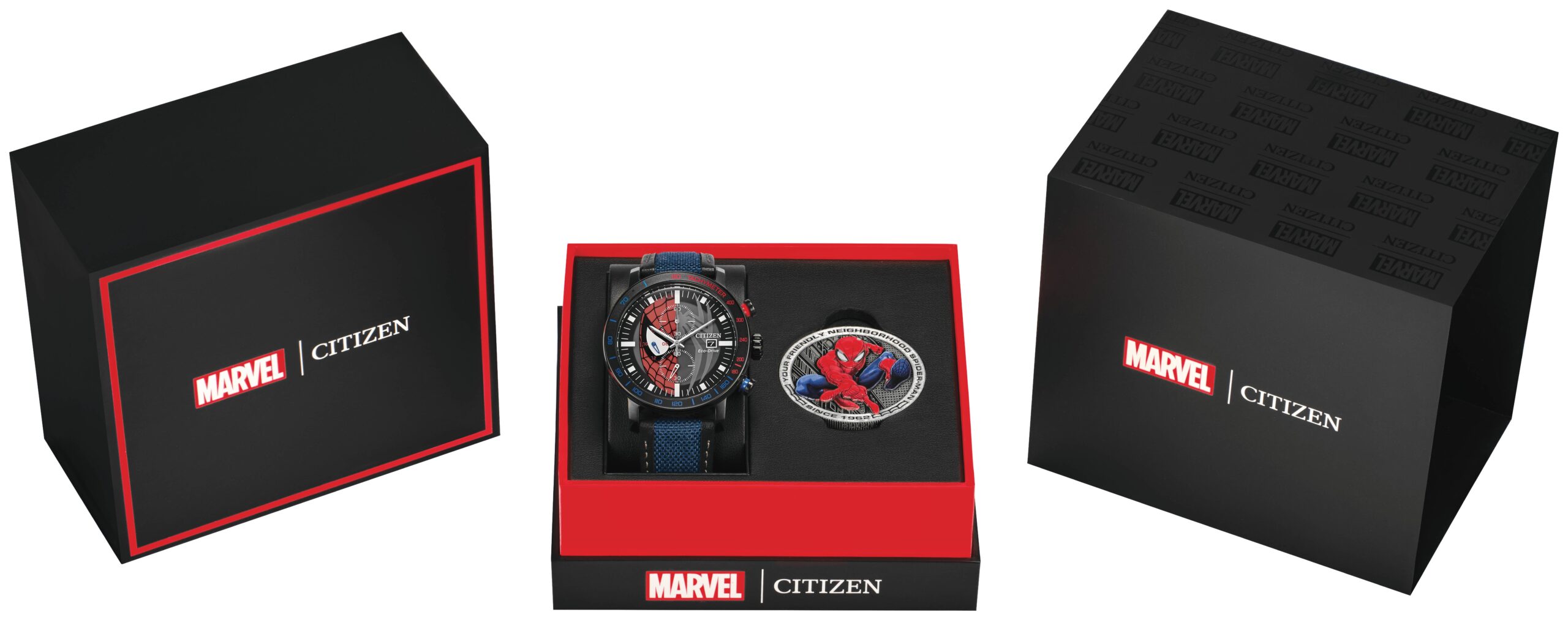Citizen traz ao Brasil coleção Marvel de relógios do Homem-Aranha  