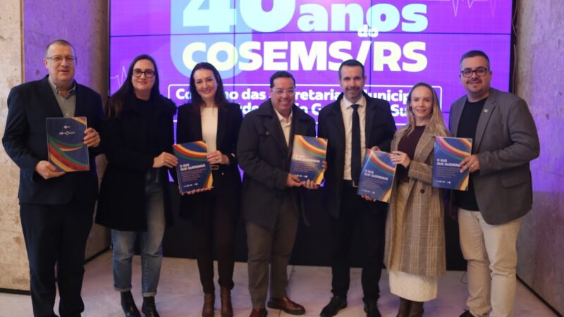 COSEMS-RS lança “O SUS que queremos” com propostas para os candidatos ao Governo do Estado