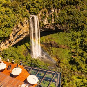 Parque do Caracol, em Canela, recebe o programa ‘Encontro com Patrícia Poeta’