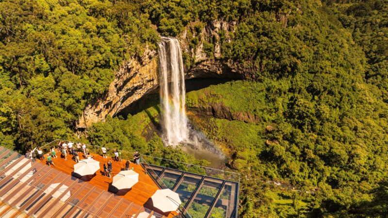 Parque do Caracol, em Canela, recebe o programa ‘Encontro com Patrícia Poeta’