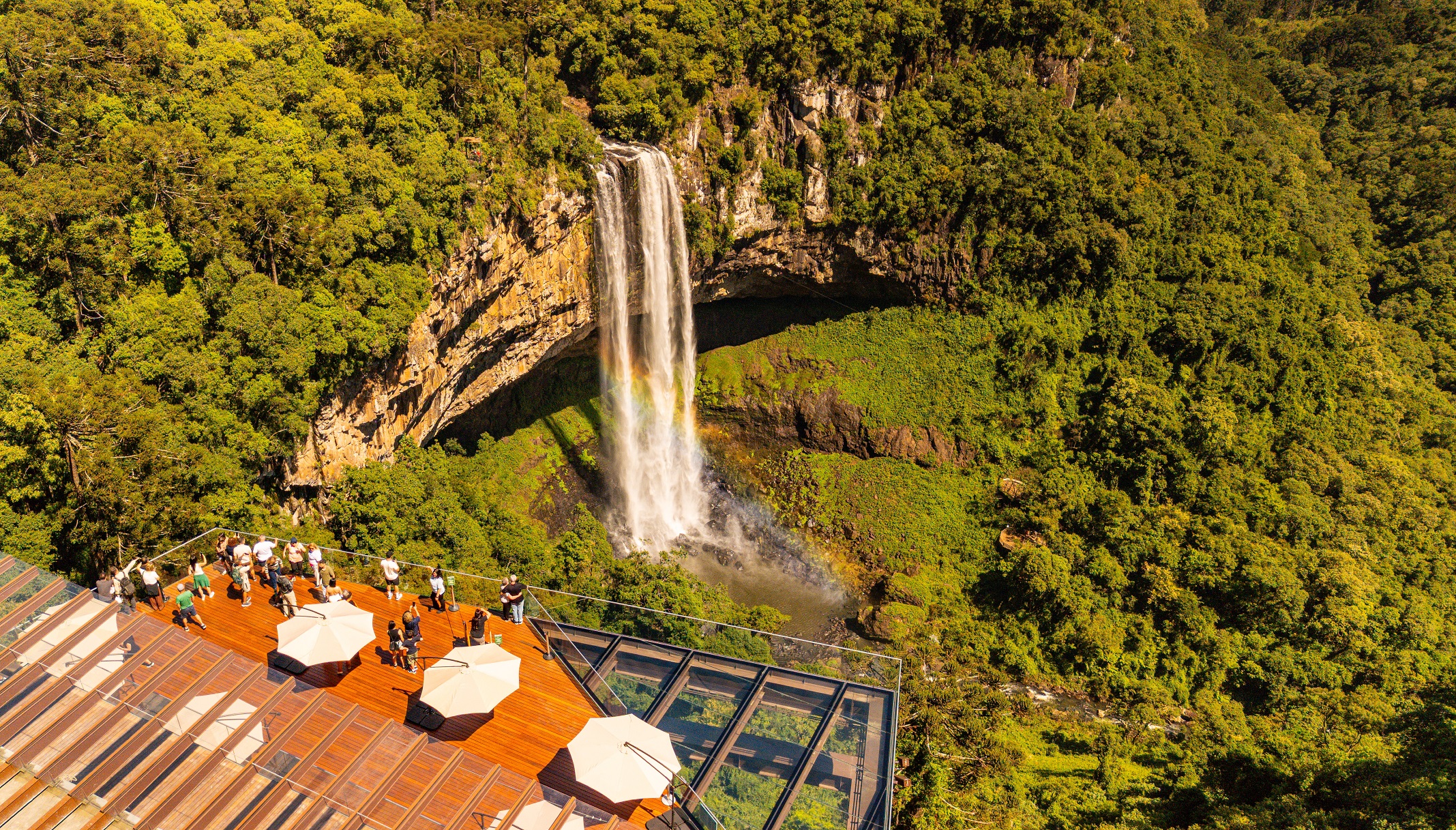Parque do Caracol, em Canela, recebe o programa ‘Encontro com Patrícia Poeta’