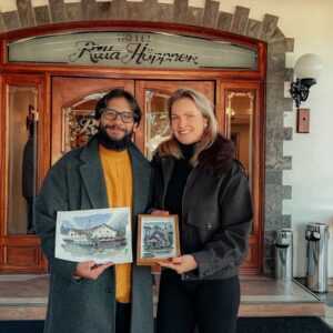 Projeto “Gramado Feita de Histórias” une o ilustrador Iury Simões e o Hotel Ritta Höppner em imersão artística