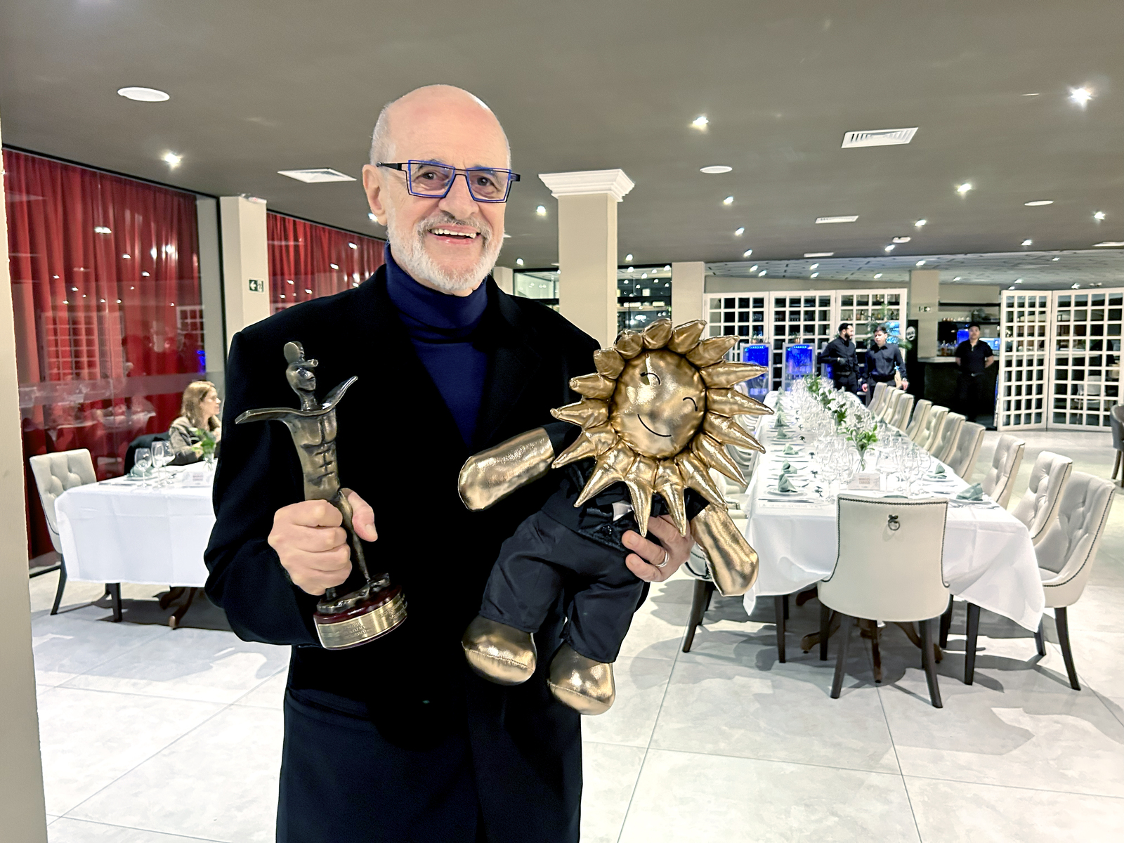 Noite de Láurea: Marcos Caruso recebe homenagem da Gramado Parks